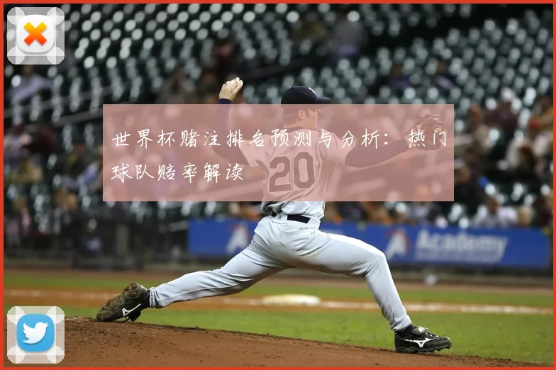 世界杯赌注排名预测与分析:热门球队赔率解读