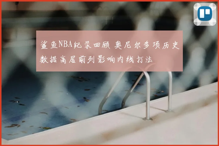 鲨鱼NBA纪录回顾 奥尼尔多项历史数据高居前列影响内线打法