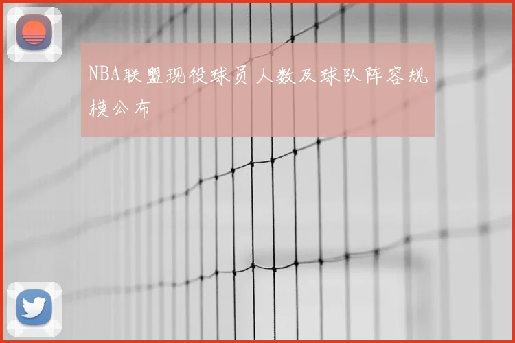 NBA联盟现役球员人数及球队阵容规模公布
