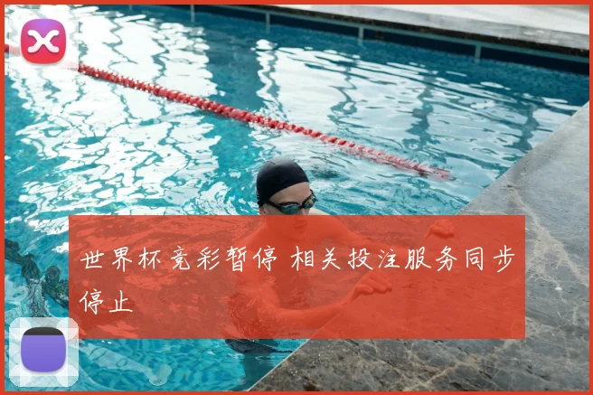 世界杯竞彩暂停 相关投注服务同步停止