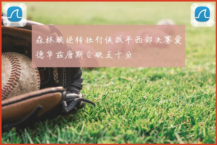 森林狼逆转独行侠扳平西部决赛爱德华兹唐斯合砍五十分
